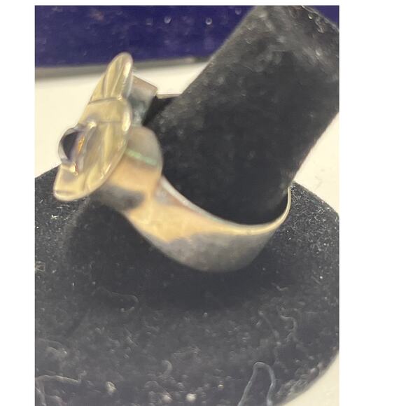 Mignon Faget Sterling Silver Heart Ring with Amethyst - Picture 8 of 10